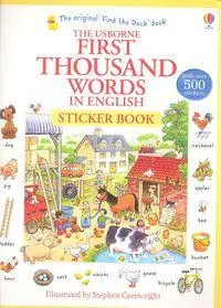 Cover: 9781409570400 | First Thousand Words in English Sticker Book | Heather Amery | 64 S.